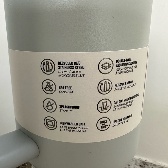 NEW Stanley- The Flowstate Quencher H2.0 Tumbler 40 OZ - Fog - Picture 5 of 6